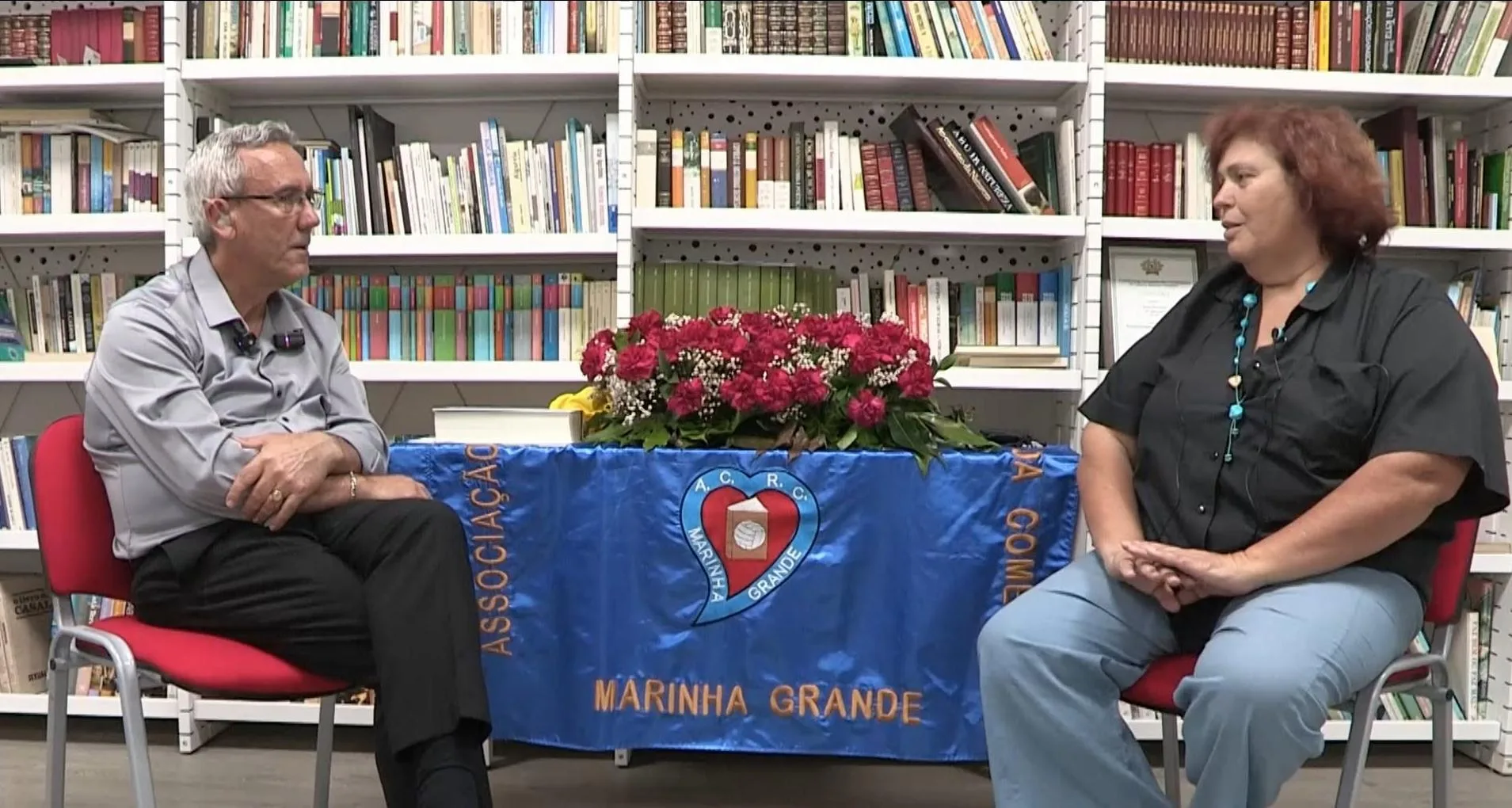 Ana Paula André entrevistada pela TVMG