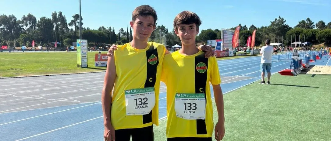 João e Tomás no Nacional de Sub-16